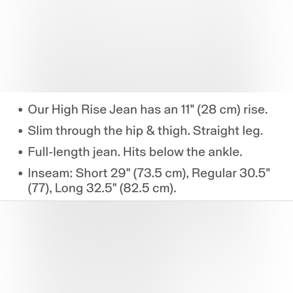 GAP 90s High Rise Slim Straight Denim - Picture 6 of 7